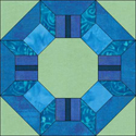 Castle Walls variation quilt block www.dlstewart.com